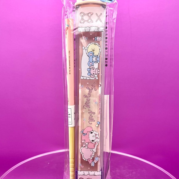 Sanrio My Melody Bento Box with Matching set of Chopsticks LAST ONE - Picture 11 of 14